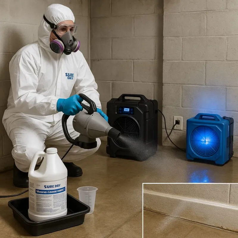 Sanitization and Odor Removal process in Bellefontaine, OH